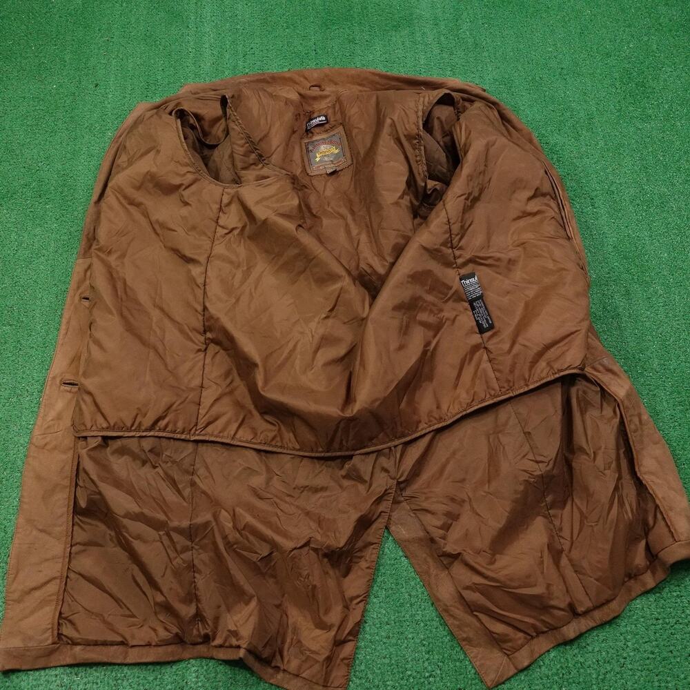 Wilsons Adventure Bound Originals Coat Womens PXS Brown Suede Leather Thinsulate - Picture 11 of 16
